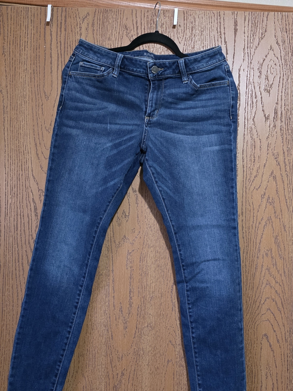 a.n.a Dark Blue Stretch Skinny Jeans